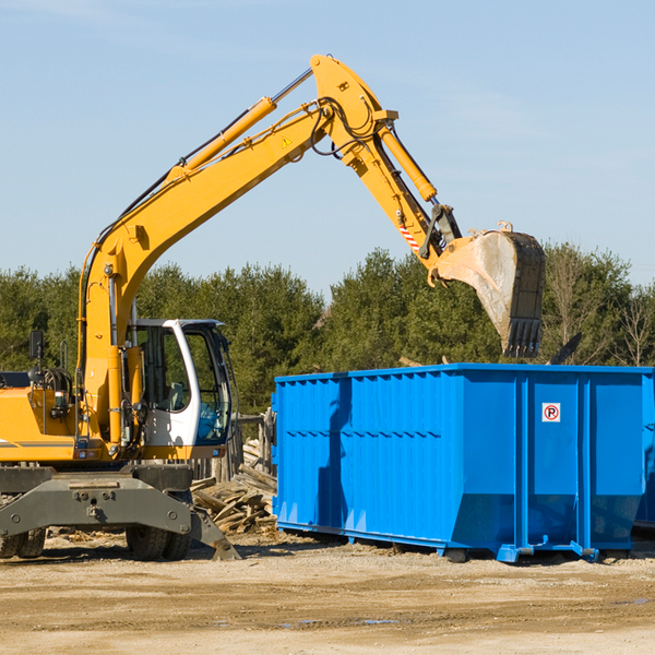 how does a residential dumpster rental service work in Dryden